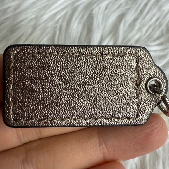 1.5" COACH  Fob Bag Charm Hang tag Hangtag - Picture 2 of 2